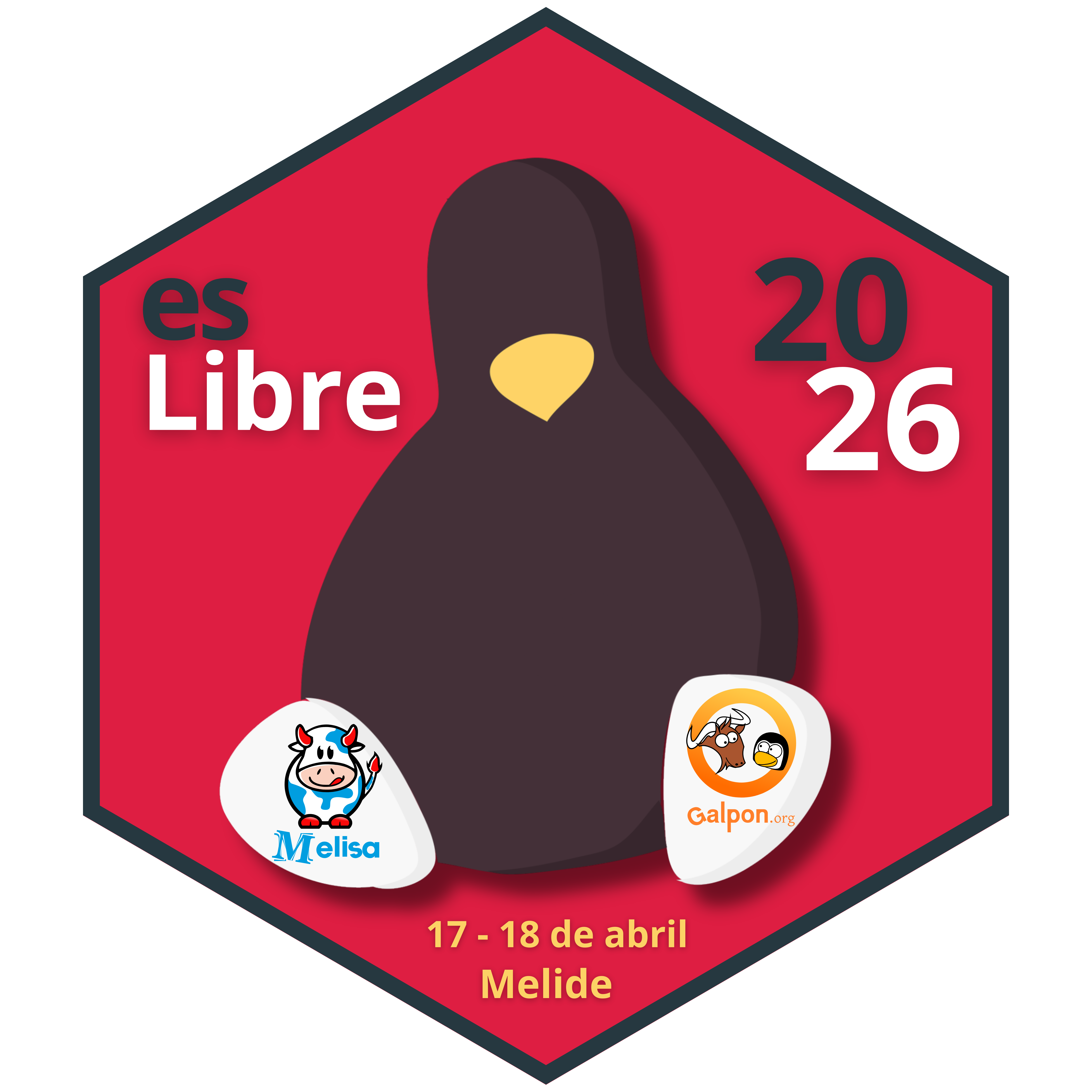 pegatina esLibre 2026